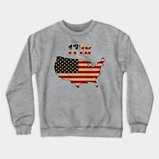 4th Of July 1776 USA Crewneck Sweatshirt